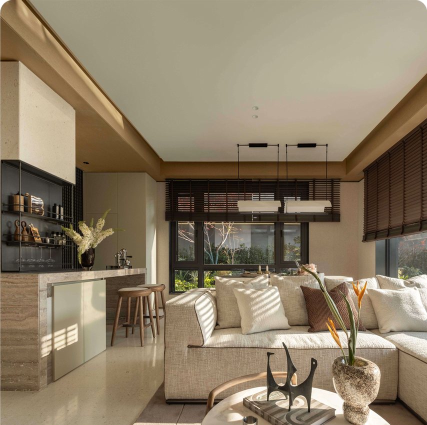 Natural eclectic rendering example